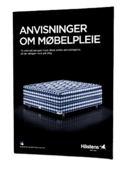 Hästens anvisninger om møbelpleie