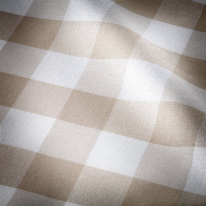 Silver Beige Check