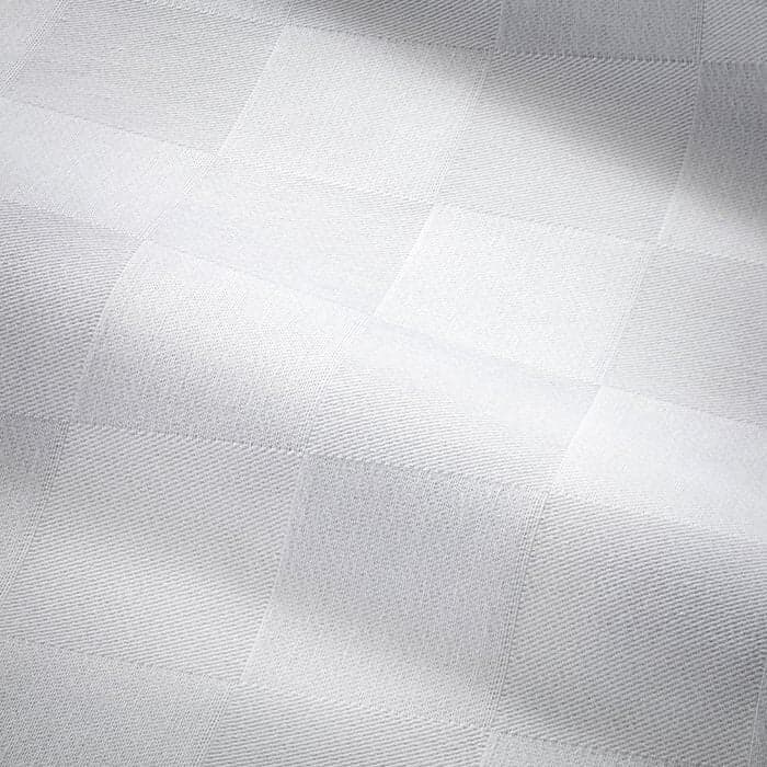 Solid White Check